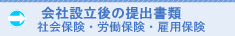 会社設立後の提出書類